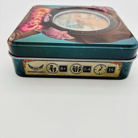 Captain Carcass Game. Tin Box . Mayday Games Dead Man’s Draw. Complete VG Cond - Picture 4 of 16